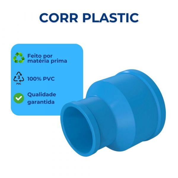 Redução Soldável Irrigação DN100x50mm Corr Plastic