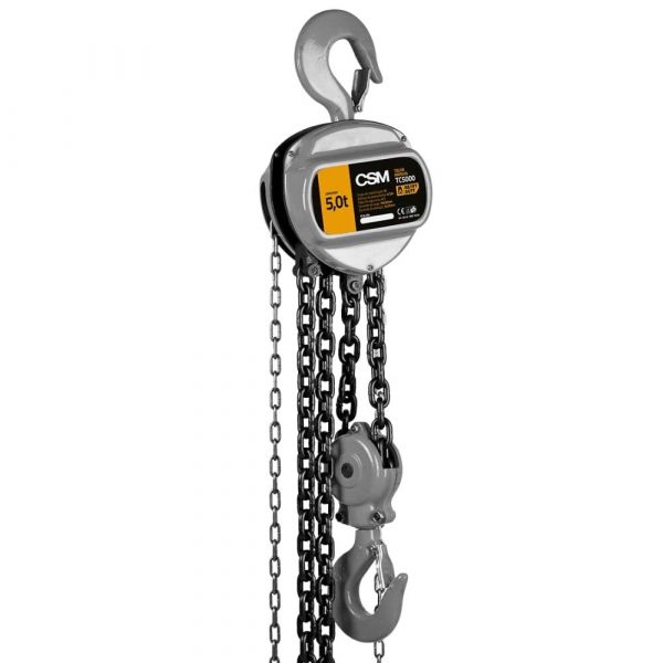 Talha Manual de Elevação TC 5000 5 Toneladas 3 Metros CSM