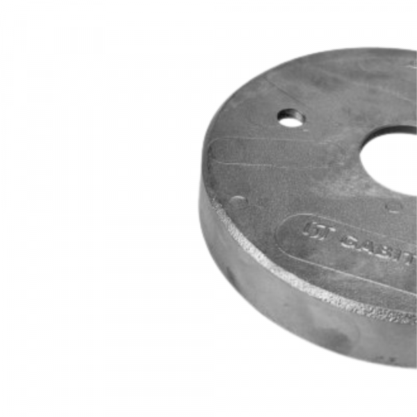 Tampa de Alumínio para Poço 175 x 35mm com Furo Gabitec
