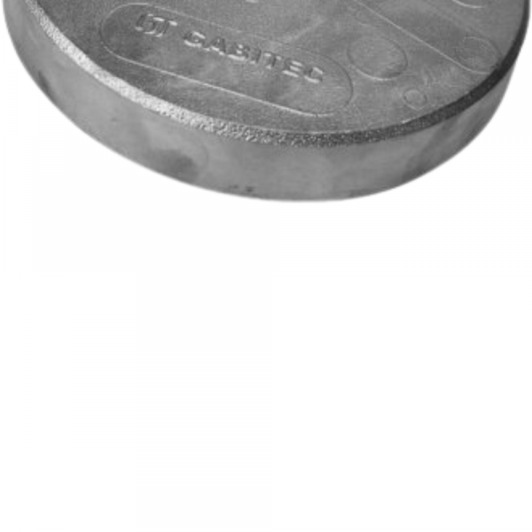 Tampa de Alumínio para Poço 175 x 35mm com Furo Gabitec