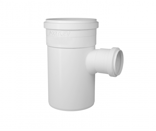 TE de Redução Esgoto 90° DN100 x 75mm Fortlev