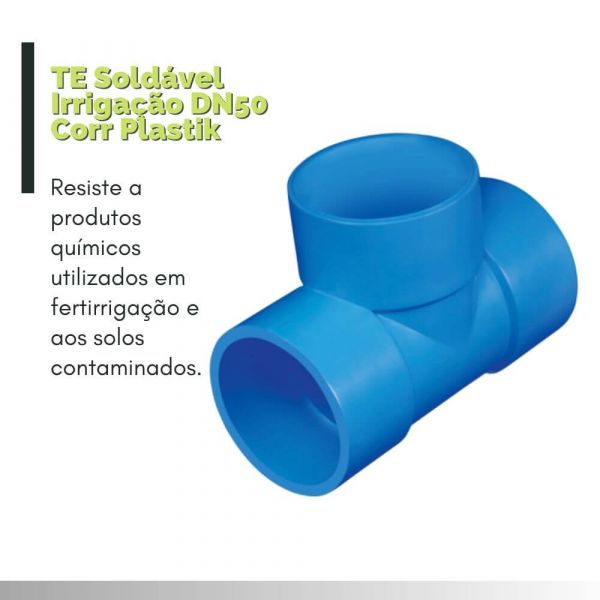 TE Soldável Irrigação DN50 Corr Plastik
