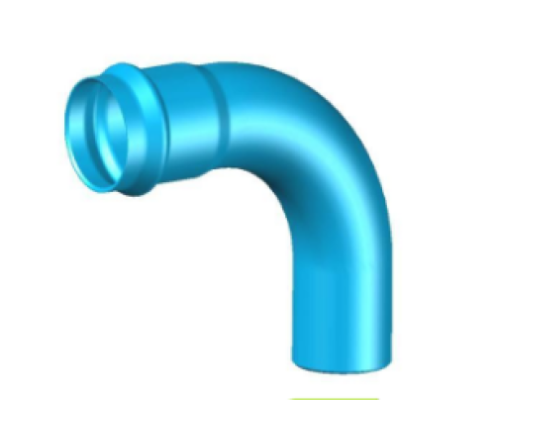 Curva 90º Defofo JIR PN125 DN150 PTI Conexões