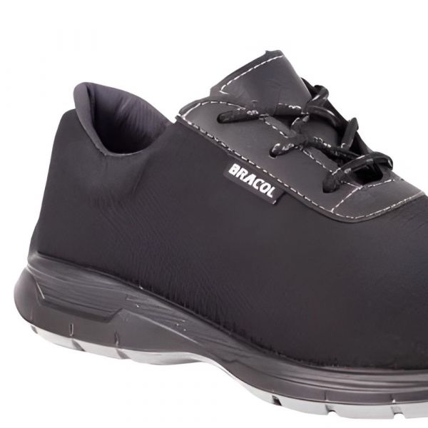 Tênis de Proteção de Amarrar Preto N°39 Bracol