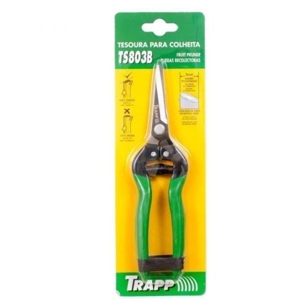 Tesoura para Colheita TS 803-B 18,5cm Trapp