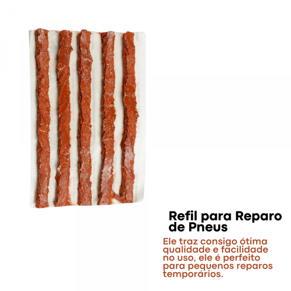 Refil Para Reparo De Pneus Vipaseal 100mm Vipal