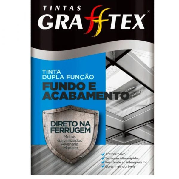 Tinta Dupla Função Brilhante Azul França 18L Grafftex