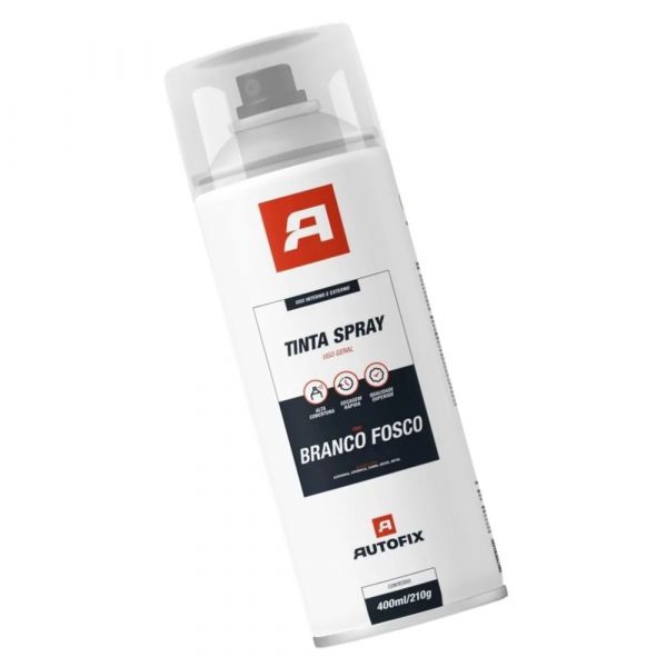 Tinta Spray Branco Fosco 400ml Autofix