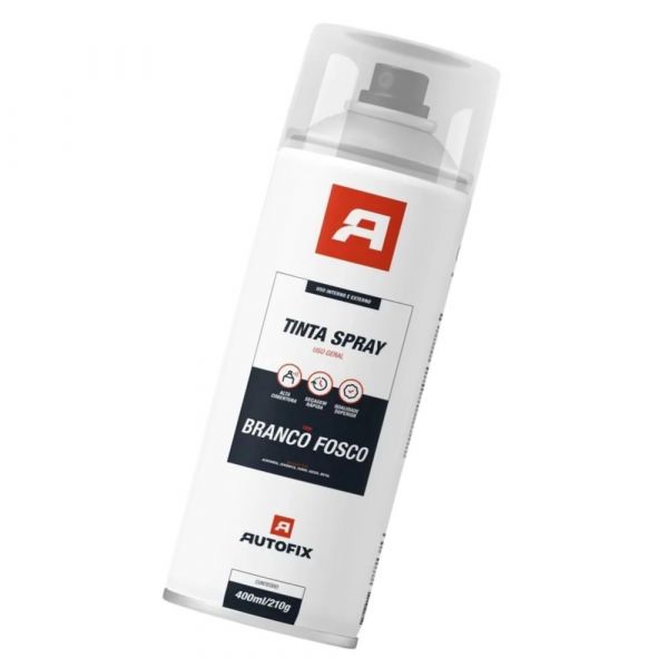 Tinta Spray Branco Fosco 400ml Autofix