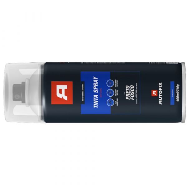 Tinta Spray Preto Fosco 400ml Autofix