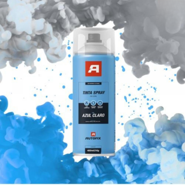 Tinta Spray Uso Geral Azul Claro 400ml Autofix 
