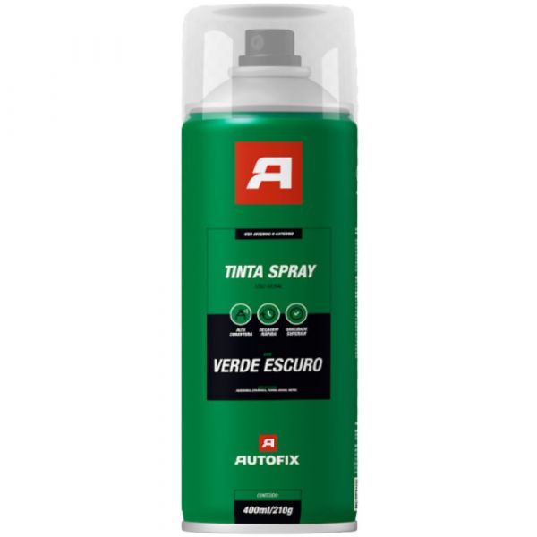 Tinta Spray Verde Escuro 400ml Autofix