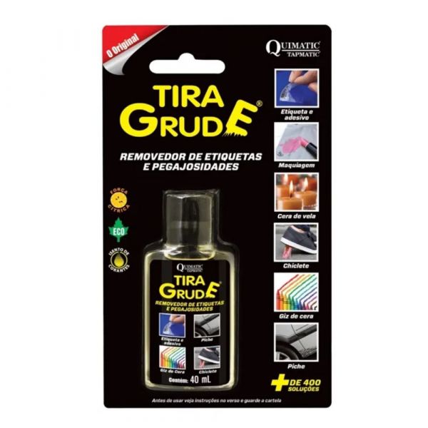 Tira Grude Removedor de Etiquetas 40ml Quimatic