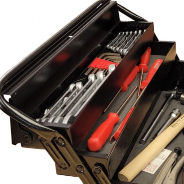Caixa de Ferramentas Sanfonada com 64 Peças Black Edition Gedore