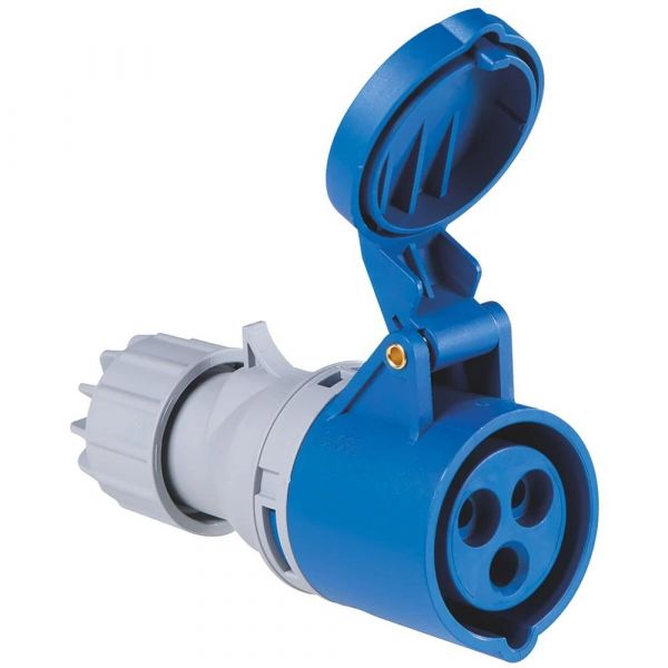 Tomada de Acoplamento Industrial 2P+T 16A 220-250 Vca 6H Tramontina