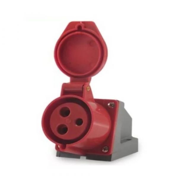 Tomada Industrial Sobrepor 32A 2P+T Soprano