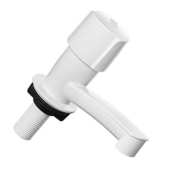 Torneira de Lavatório Facilita Branca Herc