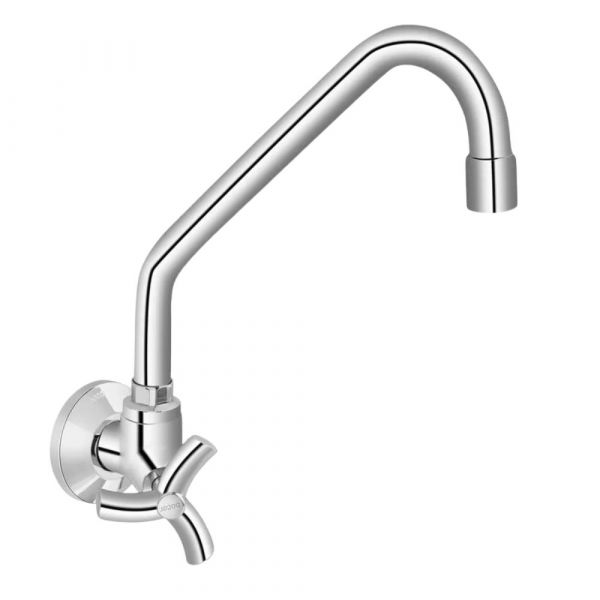Torneira para Cozinha de Parede Bica Alta Cromada 3/4 Pol. Primor Docol