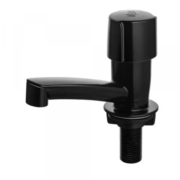 Torneira para Lavatório Preta Facilita Herc