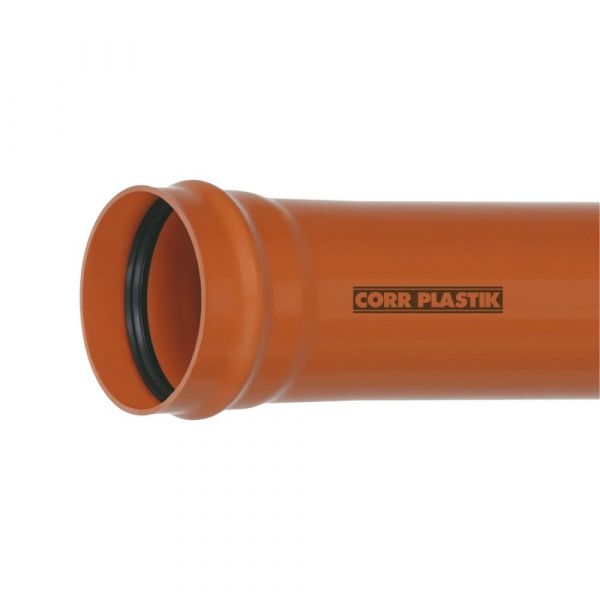 6 Metros de Tubo Coletor Esgoto JEI DN350 Corr Plastik