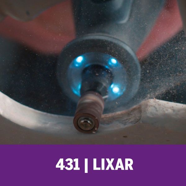 Tubo de Lixa 6,4mm de Grão Grosso Modelo 431 Dremel