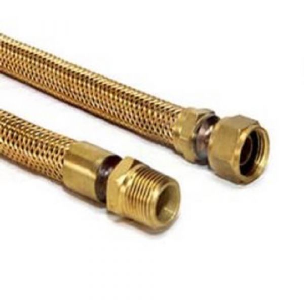 Tubo Flexível Em Tomback Para Gás 1,25 metros Haenk