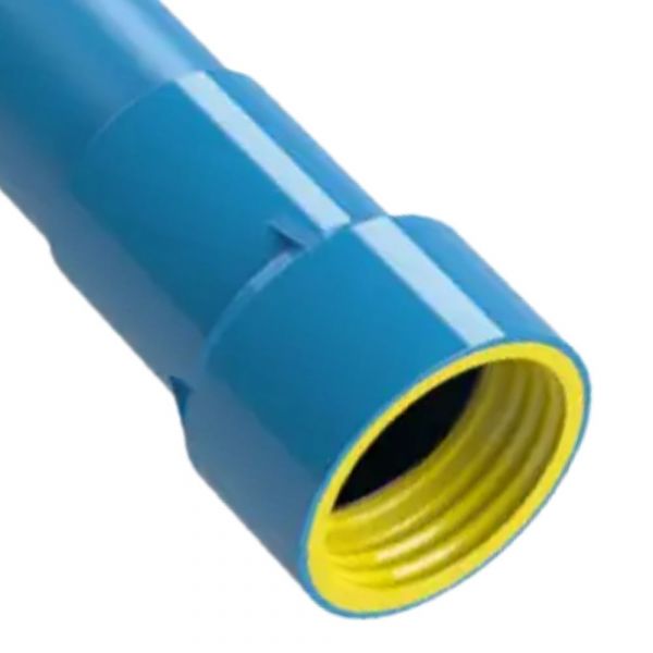 6 Metros Tubo PVC Irrigação Engate Roscável DN50 / DE50,5 PN60 Sem Anel Asperbras 