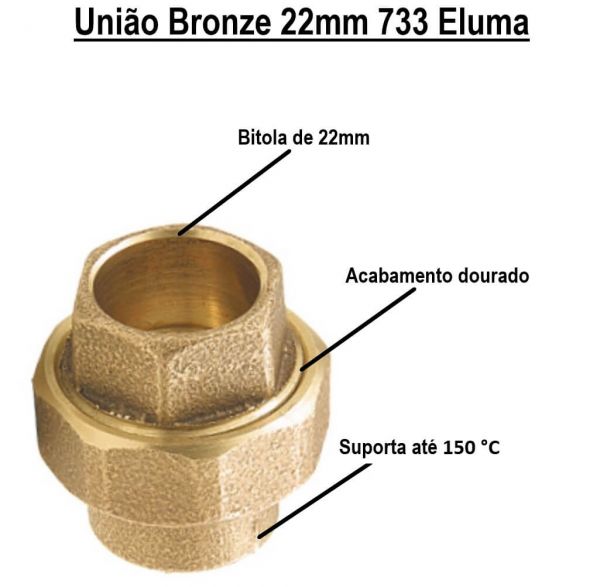 União Bronze 22mm 733 Eluma