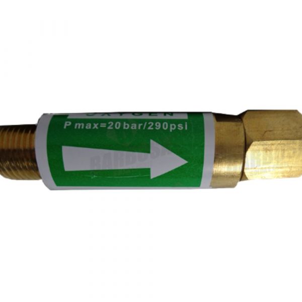 Válvula Corta Chama Maçarico Oxigênio Barbosa Solda