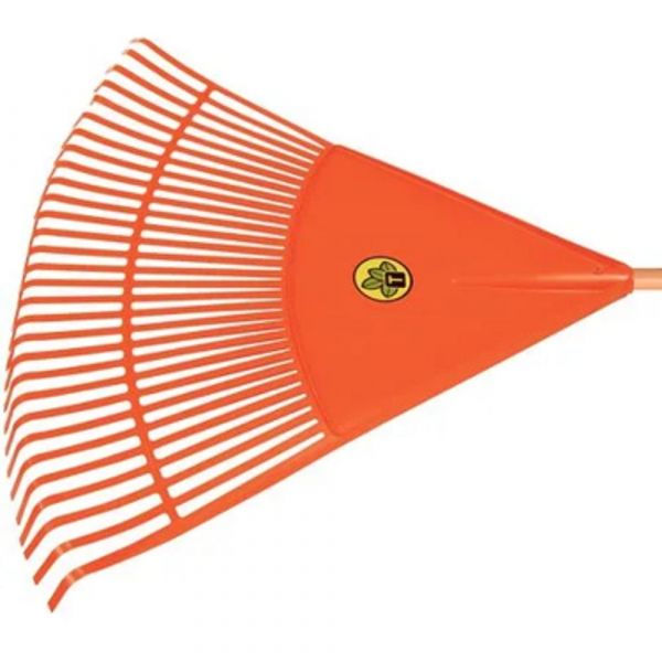 Vassoura Plástica com 30 Dentes Cabo de Madeira 120cm Tramontina