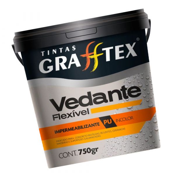 Vedante Flexível PU Incolor 750gr Grafftex 