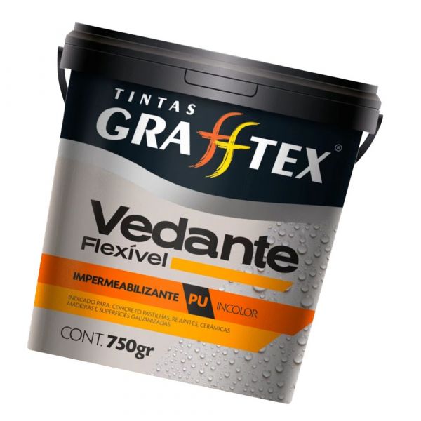 Vedante Flexível PU Incolor 750gr Grafftex 