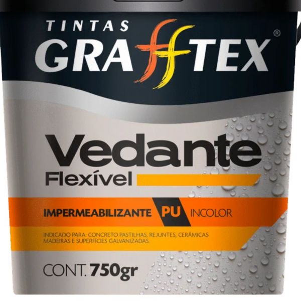 Vedante Flexível PU Incolor 750gr Grafftex 