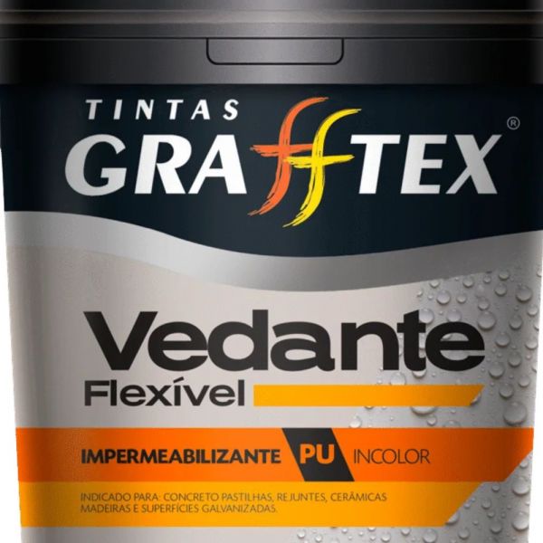 Vedante Flexível PU Incolor 750gr Grafftex 