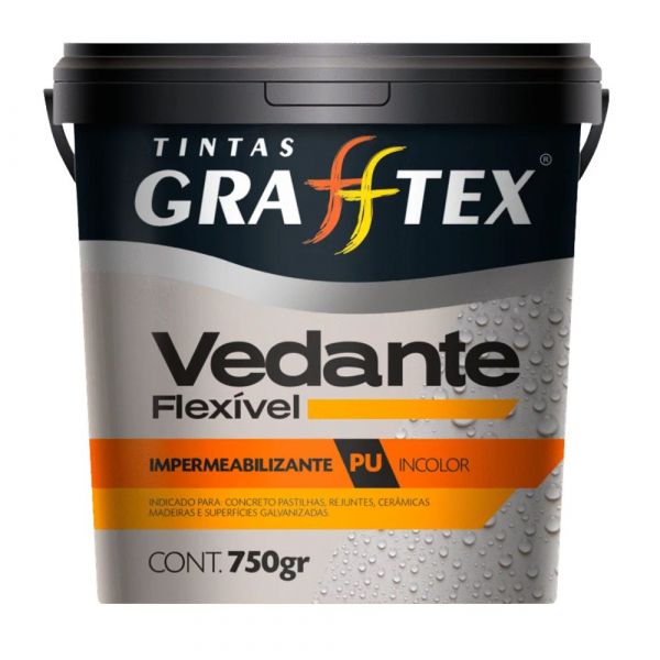 Vedante Flexível PU Incolor 750gr Grafftex 