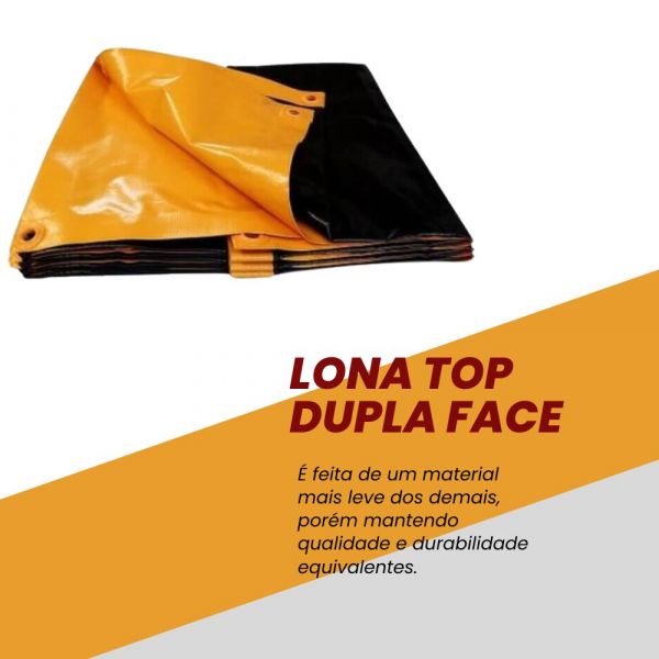 Lona Top Dupla Face 5X4m 730gr/m2 Portofino 