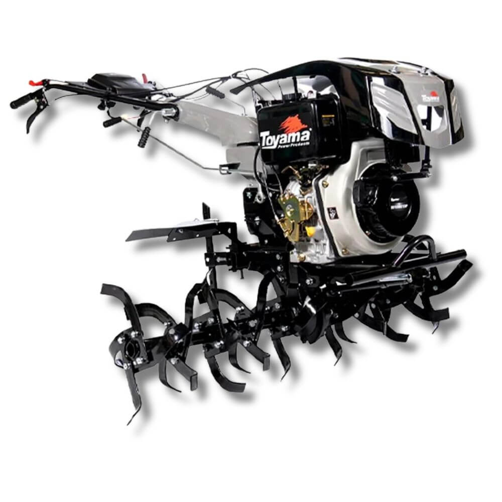 Motocultivador a Diesel 4T TDT135RE8-XP 418cc Partida Elétrica Toyama